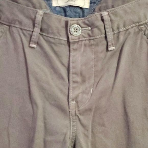 Levi's Mad Taupe Baggy High Rise Straight Leg Math Club College Trousers Pants 4 - Picture 4 of 14